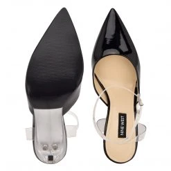 Nine West In The Clear Sparkea Ankle Strap Pumps