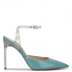 Nine West Sparkea Ankle Strap Pumps Color Pop