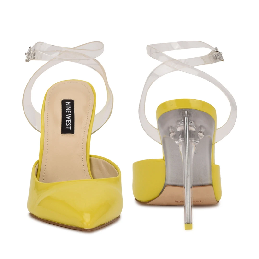 Nine West Color Pop Sparkea Ankle Strap Pumps 6 Nine West Color Pop Sparkea Ankle Strap Pumps