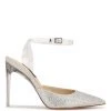 Nine West Sparkel Ankle Strap Pumps In The Clear 1 Nine West Sparkel Ankle Strap Pumps In The Clear