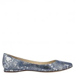 Nine West Metallic Mindset Speakup Almond Toe Flats