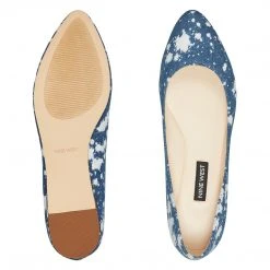 Nine West Speakup Almond Toe Flats