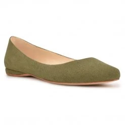 Nine West Speakup Almond Toe Flats