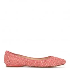 Nine West Speakup Almond Toe Flats Shoes