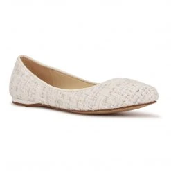 Nine West Speakup Almond Toe Flats Shoes