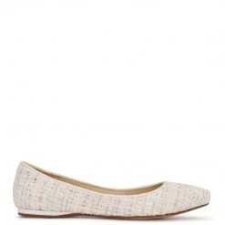 Nine West Speakup Almond Toe Flats Shoes