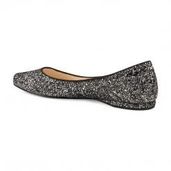 Nine West Metallic Mindset Speakup Almond Toe Flats 4 Nine West Metallic Mindset Speakup Almond Toe Flats