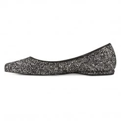 Nine West Metallic Mindset Speakup Almond Toe Flats 5 Nine West Metallic Mindset Speakup Almond Toe Flats
