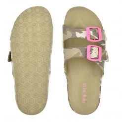 Nine West Splash Flat Slide Sandals Mules & Slides