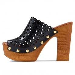 Nine West Star Heeled Clog Sandals