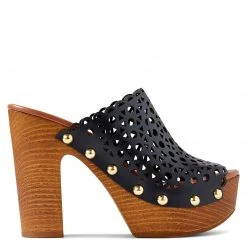 Nine West Star Heeled Clog Sandals