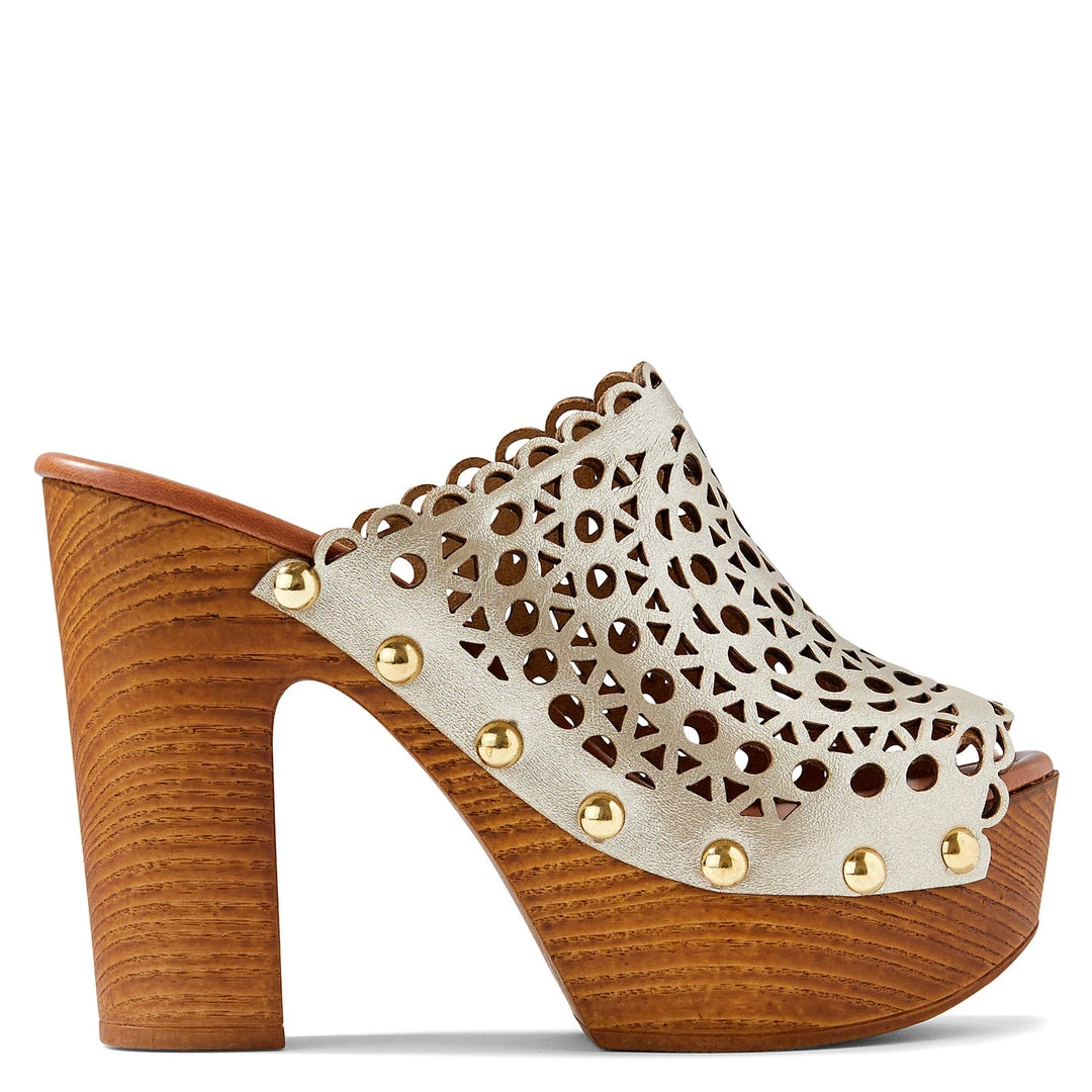 Nine West Star Heeled Clog Sandals Nine West Star Heeled Clog Sandals