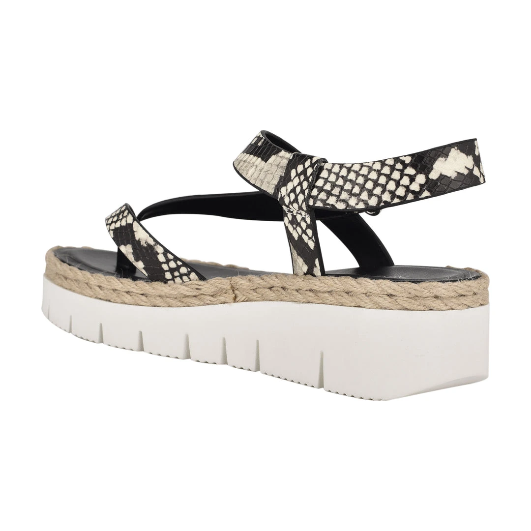 Nine West Weave Got You Starr Platform Sandals 5 Nine West Weave Got You Starr Platform Sandals