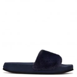 Nine West Staycozy Flat Slide Sandals Shoes