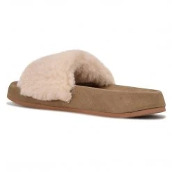 Nine West Staycozy Flat Slide Sandals Shoes