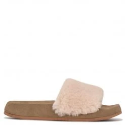 Nine West Staycozy Flat Slide Sandals Shoes