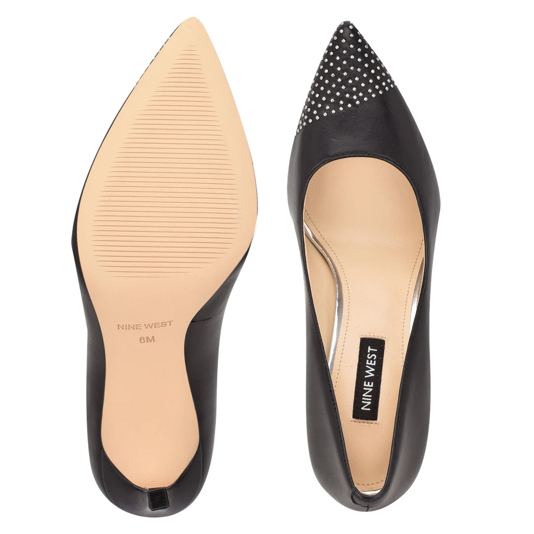 Nine West Shoes Tadaa Studded Pointy Toe Pumps 7 Nine West Shoes Tadaa Studded Pointy Toe Pumps