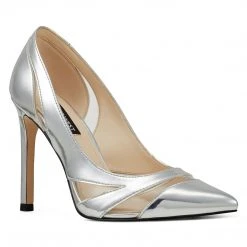 Nine West Tamika Pointy Toe Pumps Metallic Mindset