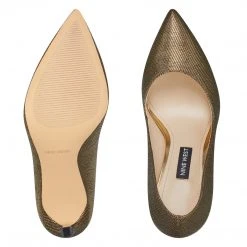 Nine West Tatiana Pointy Toe Pumps Metallic Mindset