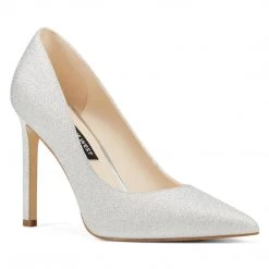 Nine West Tatiana Pointy Toe Pumps Metallic Mindset