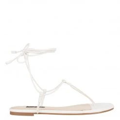 Nine West Tella Ankle Wrap Flat Sandals