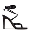 Nine West Lace It Up Terrie Ankle Wrap Heeled Sandals