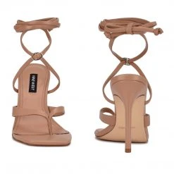 Nine West Terrie Ankle Wrap Heeled Sandals