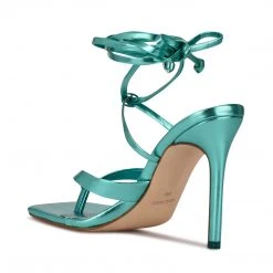 Nine West Terrie Ankle Wrap Heeled Sandals 9 Nine West Terrie Ankle Wrap Heeled Sandals