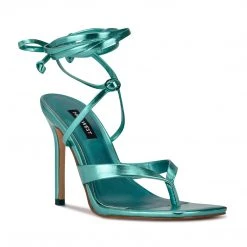 Nine West Terrie Ankle Wrap Heeled Sandals