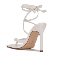 Nine West Terrie Ankle Wrap Heeled Sandals Lace It Up