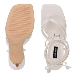 Nine West Terrie Ankle Wrap Heeled Sandals Lace It Up