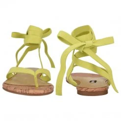 Nine West Tiedup Ankle Wrap Flat Sandals Lace It Up