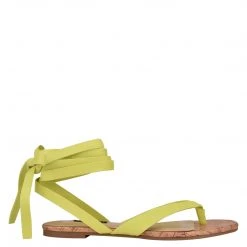 Nine West Tiedup Ankle Wrap Flat Sandals Lace It Up