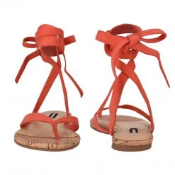 Nine West Tiedup Ankle Wrap Flat Sandals Lace It Up 10 Nine West Tiedup Ankle Wrap Flat Sandals Lace It Up
