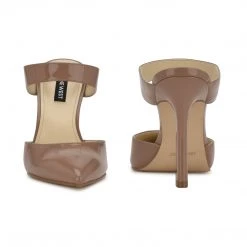 Nine West Tiger Heel Mules Heel Appeal