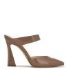 Nine West Tiger Heel Mules Heel Appeal