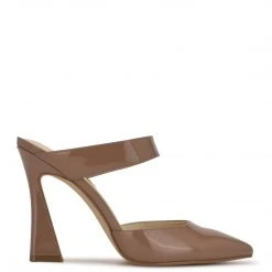 Nine West Tiger Heel Mules Heel Appeal