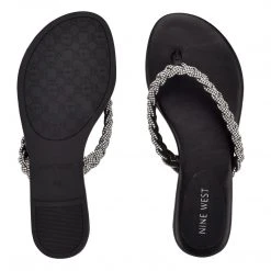 Nine West Shoes Tinee Flat Slide Sandals