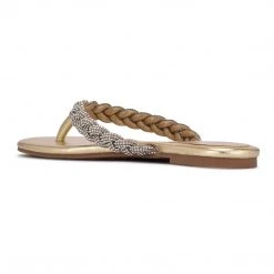 Nine West Tinee Flat Slide Sandals Metallic Mindset 4 Nine West Tinee Flat Slide Sandals Metallic Mindset