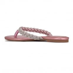 Nine West Tinee Flat Slide Sandals 9 Nine West Tinee Flat Slide Sandals