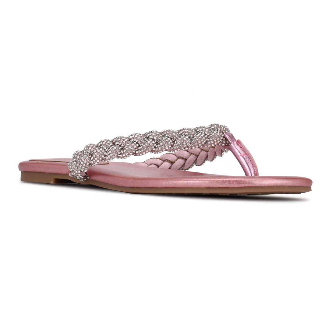 Nine West Tinee Flat Slide Sandals 4 Nine West Tinee Flat Slide Sandals