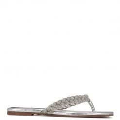 Nine West Tinee Flat Slide Sandals