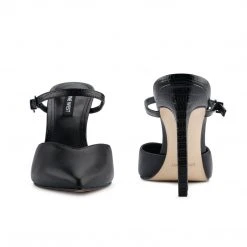 Nine West Tips Heel Mules