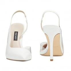 Nine West Heels Toffee Half D'Orsay Pumps