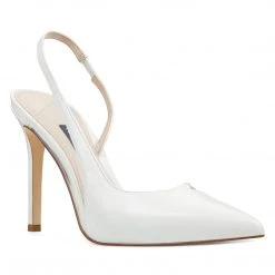 Nine West Heels Toffee Half D'Orsay Pumps