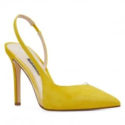 Nine West Toffee Half D'Orsay Pumps