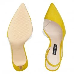 Nine West Toffee Half D'Orsay Pumps