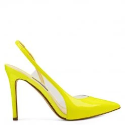 Nine West Heels Toffee Half D'Orsay Pumps