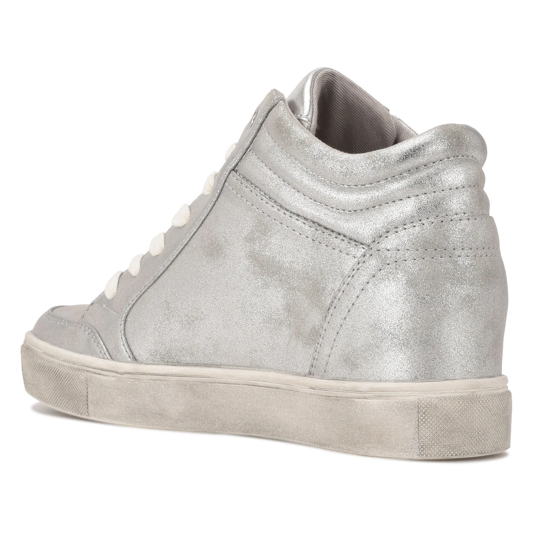 Nine West Tons High Top Hidden Wedge Sneakers Metallic Mindset 5 Nine West Tons High Top Hidden Wedge Sneakers Metallic Mindset
