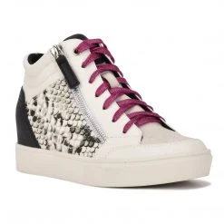 Nine West Tons High Top Hidden Wedge Sneakers Shoes